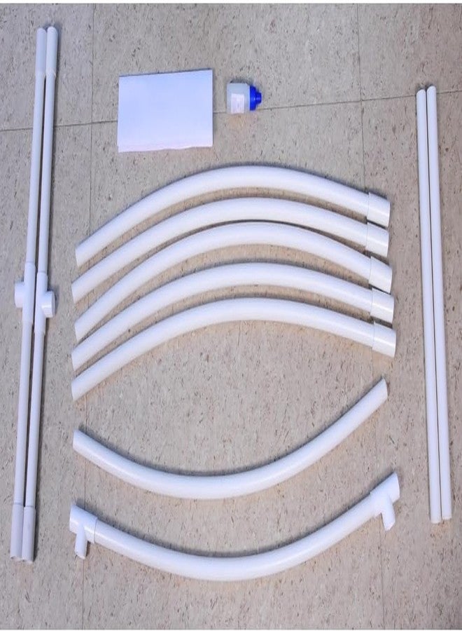 Bugaki Balloon Decoration Stand Circle Shape For All Party Celebration - Made of Strong PVC Pipes 5ft(152 cms) in Width and 6ft(182cms) in Height,Birthday,Anniversary&All Types Of Party Decorations - Image 4